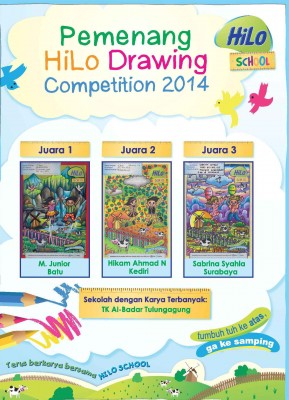 Pemenang HiLo School Drawing Competition 2014 di TK Jawa Timur